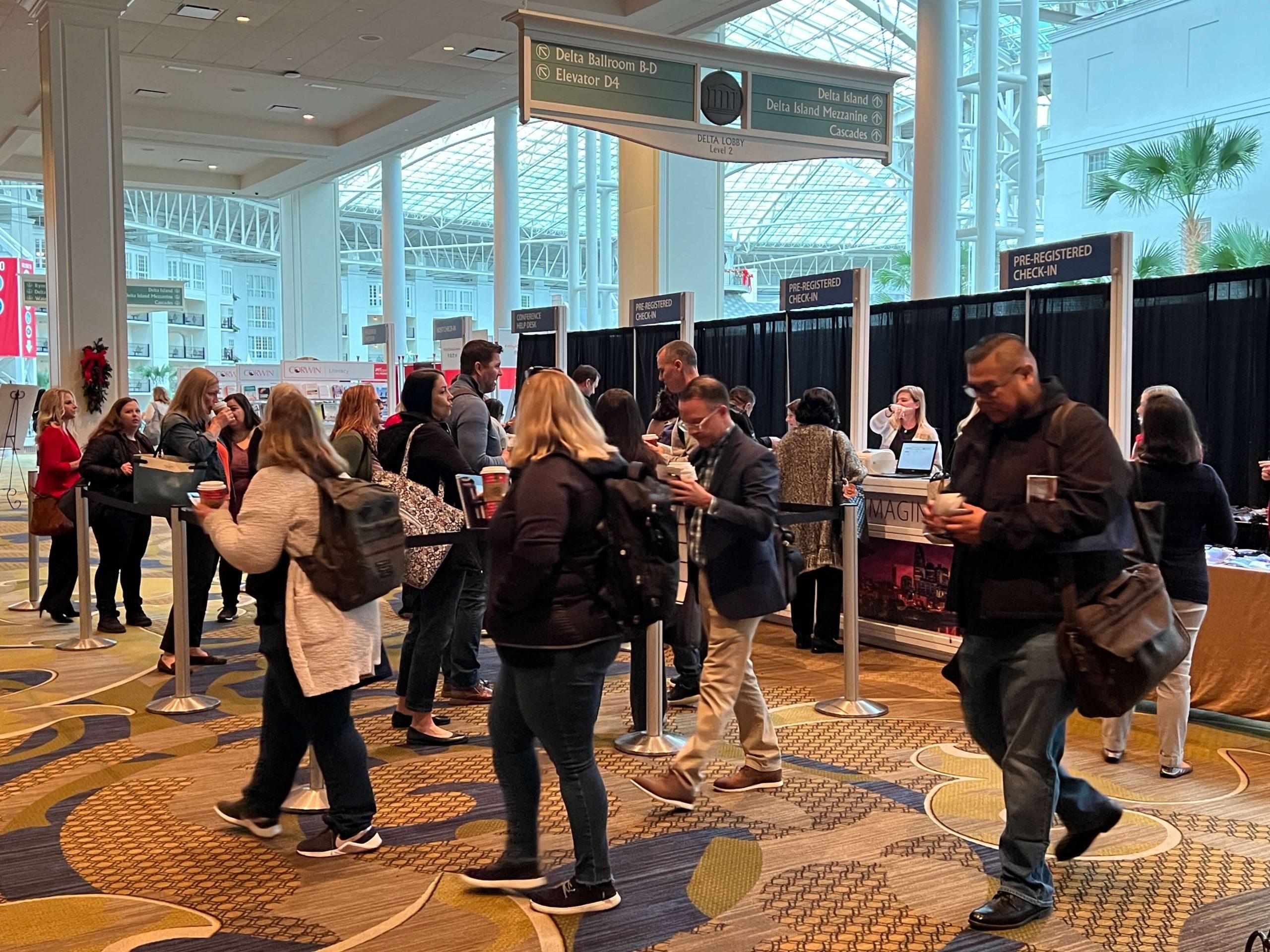 registration stands for the conference